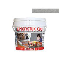 Эпоксидная затирка EPOXYSTUK X90, ведро, 5 кг, Оттенок C.30 Grigio perla – ТСК Дипломат